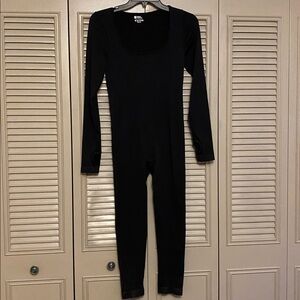 Black Long Sleeve Jumpsuit